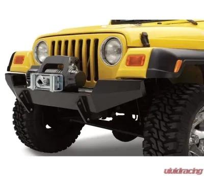 Bestop Matte Black HighRock 4x4 Front Bumper Jeep Wrangler 1997-2006 - 44901-01