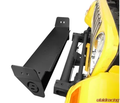Bestop Matte Black HighRock 4x4 Front Bumper Narrow Profile Jeep Wrangler 1997-2006 - 44930-01