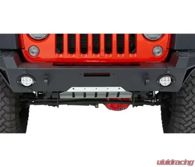 Bestop Silver Highrock 4x4 Front Modular Bumper Skid Plate Jeep Wrangler 2007-2018 - 44948-00