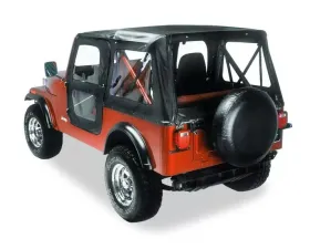 Bestop Black Crush Replace-A-Top for OEM Hardware Clear Windows w/ Door Skins Jeep CJ-7 1976-1986
