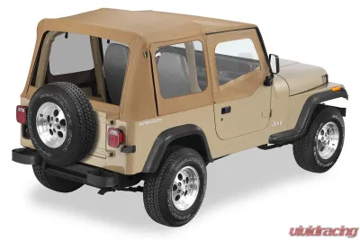 Bestop Spice Replace-A-Top for OEM Hardware Clear Windows w/ Door Skins Jeep Wrangler 1988-1995 - 51120-37