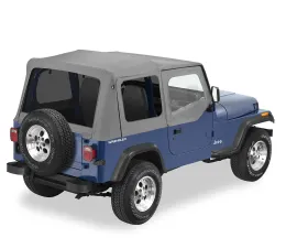 Bestop Charcoal/Gray Replace-A-Top for OEM Hardware Tinted Windows w/ Door Skins Jeep Wrangler 1988-1995