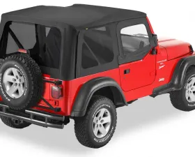 Bestop Black Denim Replace-A-Top for OEM Hardware Tinted Windows w/ Door Skins Jeep Wrangler 1997-2002