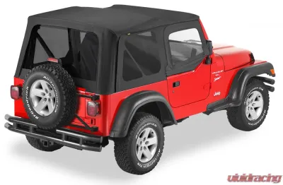 Bestop Black Diamond Replace-A-Top for OEM Hardware Tinted Windows w/ Door Skins Jeep Wrangler 2003-2006 - 51129-35
