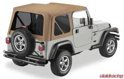 Bestop Spice Replace-A-Top for OEM Hardware Tinted Windows w/o Door Skins Jeep Wrangler 1997-2002 - 51180-37