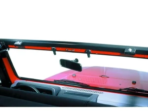 Bestop Black Windshield Channel Jeep Wrangler 1997-2006 - 51238-01 - Image 5