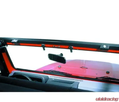 Bestop Black Windshield Channel Jeep Wrangler 1997-2006 - 51238-01