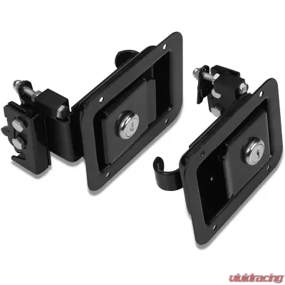 Bestop Black Door Handle Latches Jeep Wrangler 1997-2006 - 51252-01