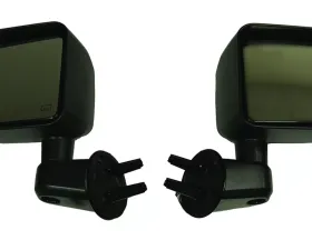 Bestop Black Mirror Replacement Set w/o Power Mirrors Jeep Wrangler 2007-2018
