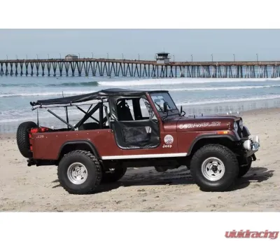 Bestop Black Crush Tigertop Soft Top Jeep CJ6 1955-1975 - 51306-01
