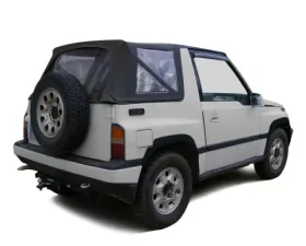 Bestop Black Denim Replace-A-Top for OEM Hardware Clear Windows Chevrolet Geo Tracker | Suzuki Sidekick 1989-1994