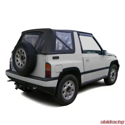 Bestop Black Denim Replace-A-Top for OEM Hardware Clear Windows Chevrolet Geo Tracker | Suzuki Sidekick 1989-1994 - 51362-15