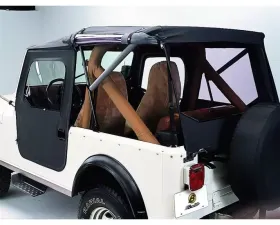 Bestop Black Crush Tigertop Soft Top Jeep CJ5 1976-1983