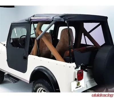 Bestop Black Crush Tigertop Soft Top Jeep CJ7 1976-1986 - 51408-01
