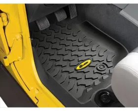 Bestop Black Front Floor Mats Jeep Wrangler 2007-2013