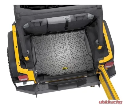 Bestop Black Rear Cargo Liner Jeep Wrangler JK 2-Door 2007-2010 - 51507-01