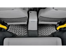 Bestop Black Rear Floor Mats Jeep Wrangler 1997-2006