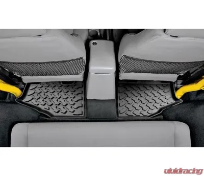 Bestop Black Rear Floor Mats Jeep Wrangler 1997-2006 - 51510-01