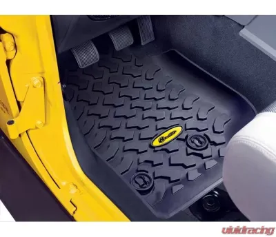 Bestop Black Front Floor Mats Jeep Wrangler 2014-2018 - 51513-01