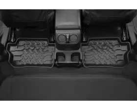 Bestop Black Rear Floor Mats Jeep Wrangler 2-Door 2018-2021