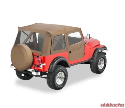 Bestop Tan Supertop Classic Soft Top Jeep CJ-5 | Willys | M38A1 1951-1975 - 51595-04