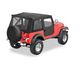 Bestop Black Crush Supertop Classic Soft Top Jeep CJ-5 1976-1983