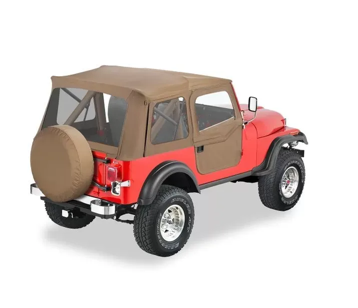 Bestop Tan Supertop Classic Soft Top Jeep CJ-5 1976-1983 - 51597-04