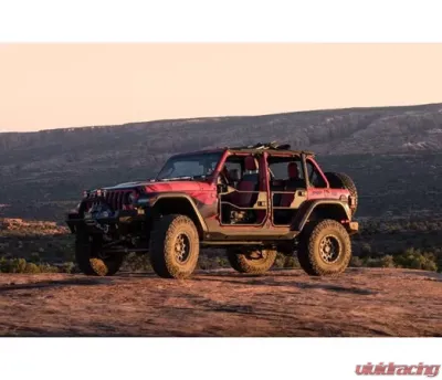 Bestop Matte Black Front Element Doors for Jeep Gladiator 2020-2021 & Wrangler JL 2018-2020 - 51740-01