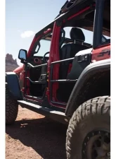 Bestop Matte Black Rear Element Doors Jeep Gladiator | Wrangler 2018-2021                                     - 51741-01 - Image 3