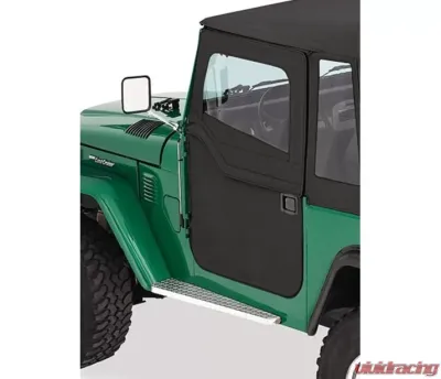 Bestop Black Crush Full 2-Piece Fabric Doors Ford Bronco 1966-1977 - 51772-01