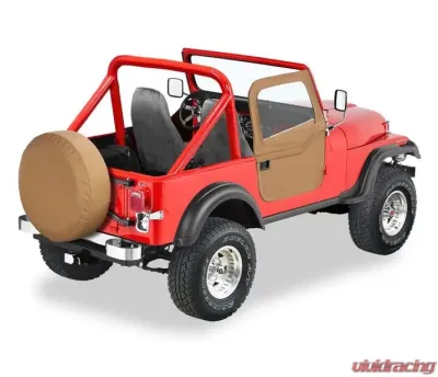 Bestop Spice Full 2-Piece Fabric Doors Jeep CJ-7 1976-1986 - 51778-37