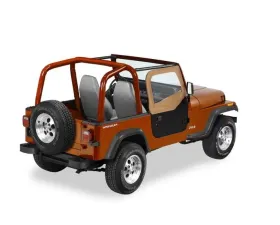 Bestop Spice Upper Fabric Half Doors Jeep Wrangler 1988-1995
