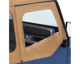 Bestop Spice Upper Fabric Half Doors Jeep Wrangler 1988-1995