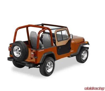 Bestop Spice Upper Door Sliders w/ Square Upper Rear Corner Jeep Wrangler 1988-1995 - 51785-37