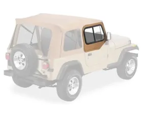 Bestop Spice Upper Door Sliders w/ Rounded Upper Rear Corner Jeep Wrangler 1988-1995