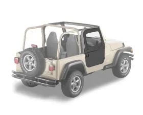 Bestop Black Denim Full 2-Piece Fabric Doors Jeep Wrangler 1997-2006