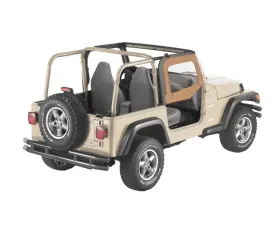 Bestop Spice Upper Fabric Half Doors Jeep Wrangler 1997-2006