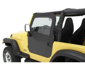 Bestop Black Denim Element Upper Fabric Half Doors Jeep Wrangler 1980-1995