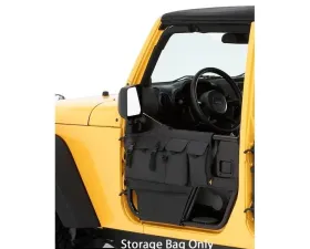 Bestop Black Denim Element Door Storage Panels Jeep CJ-7 | Wrangler 1976-1995