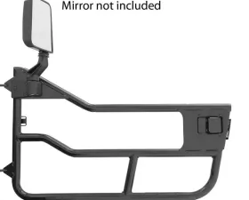 Bestop Matte Black Element Doors Jeep CJ-7 | Wrangler 1980-1995
