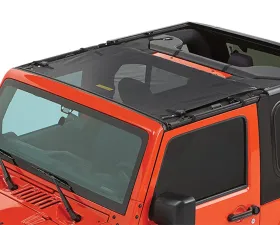 Bestop Mesh Sun Standard Targa Style Bikini Top Jeep Wrangler 2007-2018
