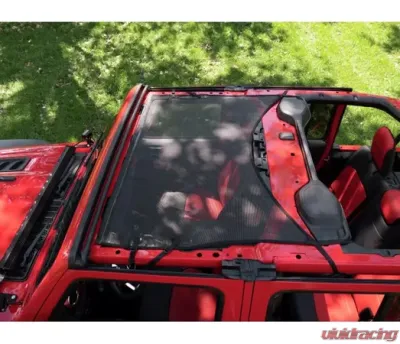 Bestop Mesh Sun Standard Targa Bikini Top for Jeep Gladiator 2020-2021 & Wrangler JL 2018-2020 - 52410-11