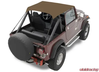 Bestop Tan Traditional Bikini Top Jeep CJ-5 1976-1983 - 52507-04