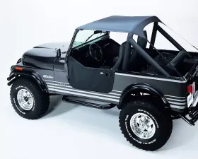 Bestop Charcoal/Gray Traditional Bikini Top Jeep CJ-7 | CJ-8 | Wrangler 1976-1991