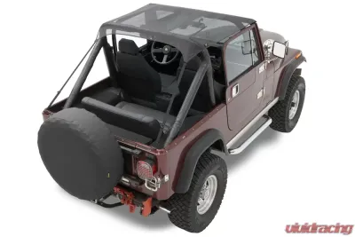 Bestop Mesh Traditional Bikini Top Jeep CJ-7 | CJ-8 | Wrangler 1976-1991 - 52508-11