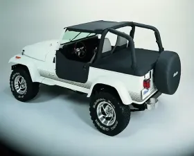 Bestop Black Crush Strapless Standard Targa Style Bikini Top Jeep CJ-7 1980-1986