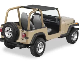Bestop Black Denim Strapless Standard Targa Style Bikini Top Jeep Wrangler 1992-1995