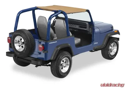 Bestop Spice Strapless Standard Targa Style Bikini Top Jeep Wrangler 1992-1995 - 52519-37