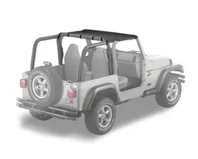Bestop Black Denim Strapless Standard Targa Style Bikini Top Jeep Wrangler 1997-2002