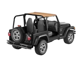 Bestop Spice Strapless Standard Targa Style Bikini Top Jeep Wrangler 1997-2002